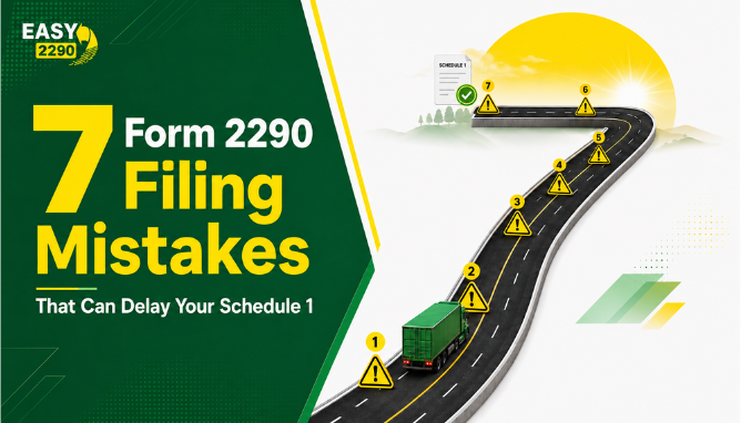 7 Form 2290 Filing Mistakes That Can Delay Your Schedule 1